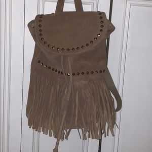 Fringe backpack